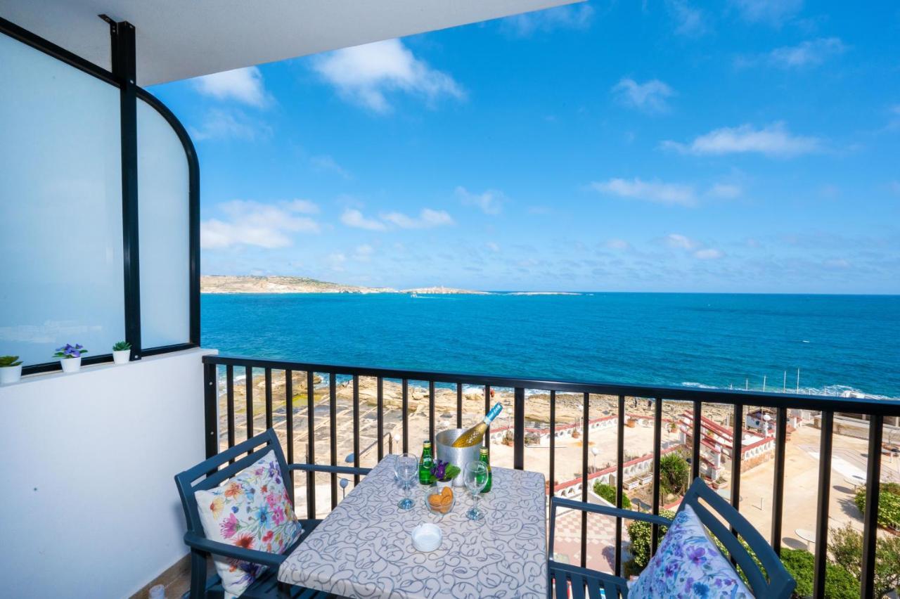 Islet Promenade Seafront 1 Bedroom Apartment With Sea View Balcony By Getawaysmalta St. Paul's Bay Exterior photo