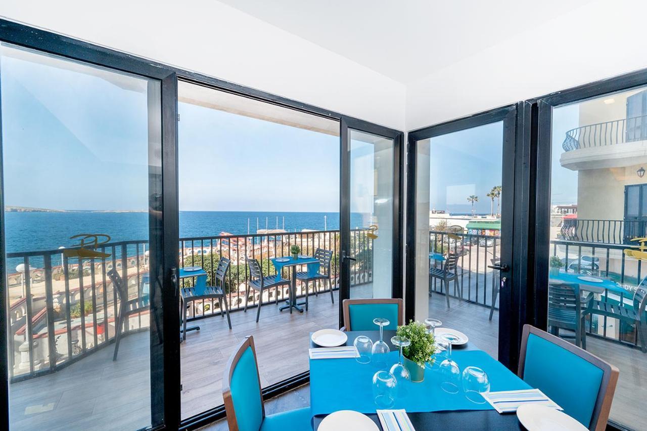 Islet Promenade Seafront 1 Bedroom Apartment With Sea View Balcony By Getawaysmalta St. Paul's Bay Exterior photo